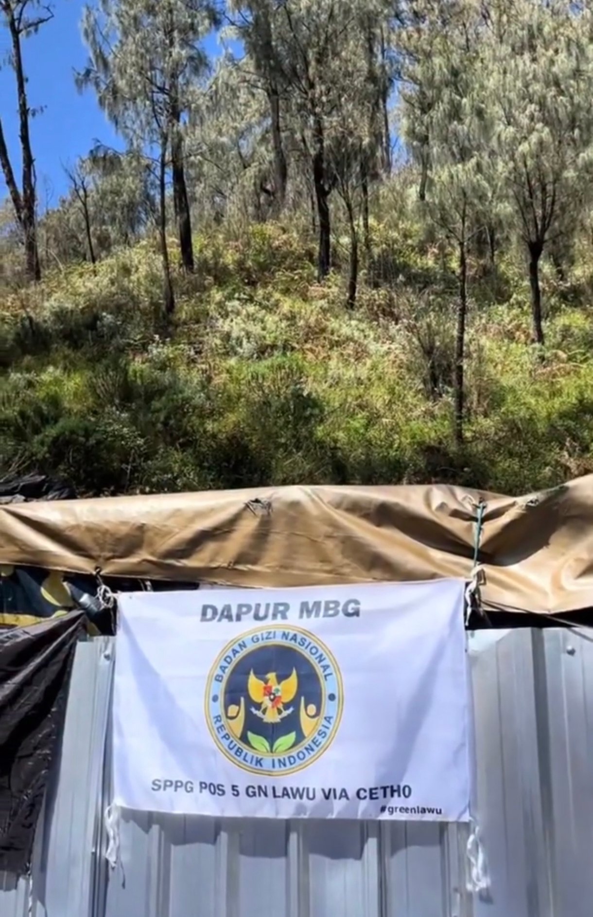 MBG lagi lagi ada di gunung Lawu