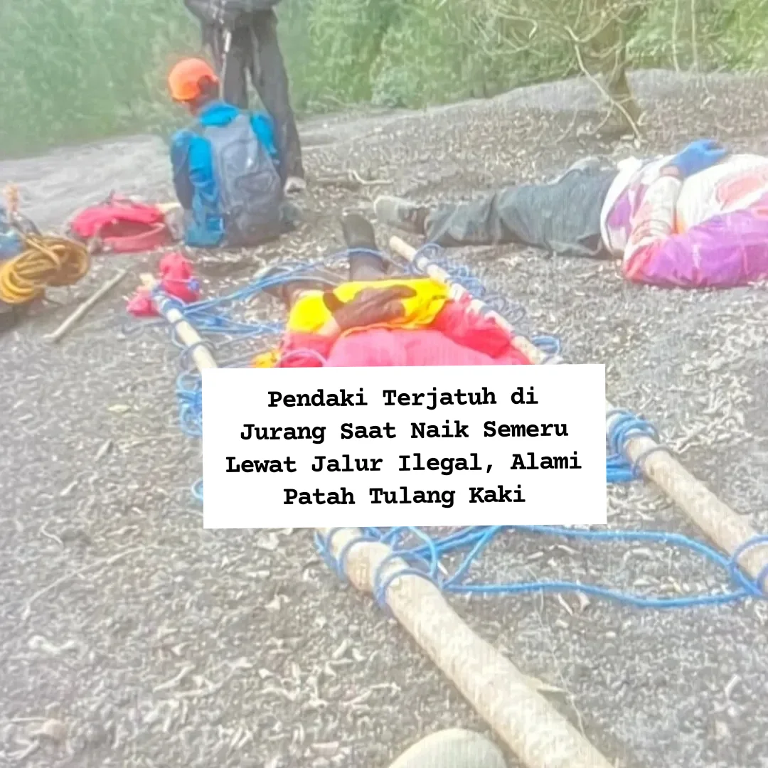 Gunung Semeru Siaga Level III, Rombongan Pendaki Ilegal Malah Masuk Jalur Terlarang hingga Celaka